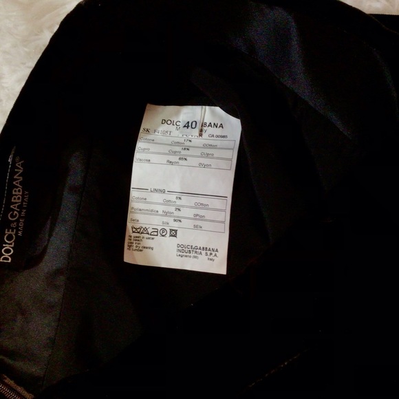 Dolce & Gabbana 40 Velvet Silk Lace Italy D&G Witchy Fancy Halloween S Sm Flaw * - Picture 6 of 9